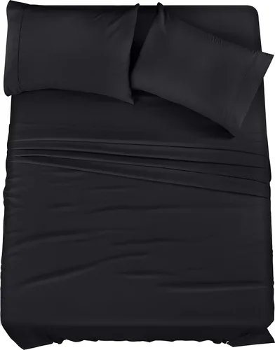 Miniatura 57 de Juego de sábanas King de Utopia Bedding – Juego de 4 sábanas para cama King, microfibra suave y transpirable, incluye 1 sábana bajera, 1 sábana Beige
