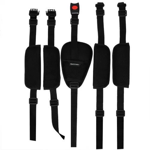 Miniatura 2 de Arnés universal de 5 puntos para cinturón de seguridad para bebé, correa de seguridad ajustable para silla alta cochecito para niños protección