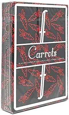 Miniatura 2 de MilesMagic Fontaine - Carrots Limited Carrots V3 Edition Cardistry Rare Deck de Zach Mueller con clip protector de tarjetas acrílico transparente