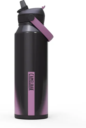 Miniatura 31 de CamelBak - Thrive - Botella de agua con tapa y pajilla, 20 onzas - Aislante de acero inoxidable, color negro
