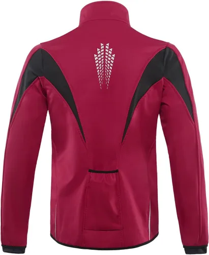 Miniatura 34 de Chaqueta térmica para ciclismo (tejido Softshell, resistente al viento, impermeable, 15K) de ARSUXEO