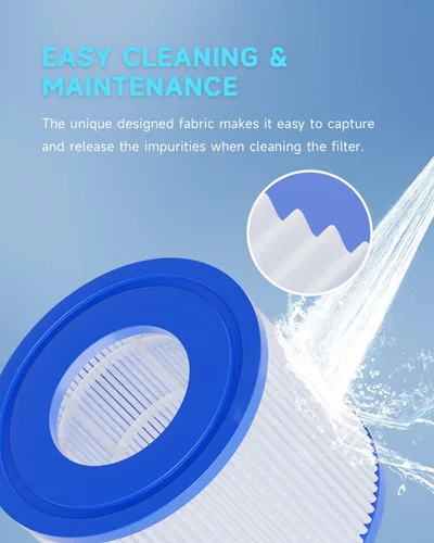 Miniatura 8 de AQUALTRA Repuesto de filtro para bañera de hidromasaje, filtros de spa tipo S1 compatibles con bomba de piscina PureSpa de 4.2 x 2.8 pulgadas