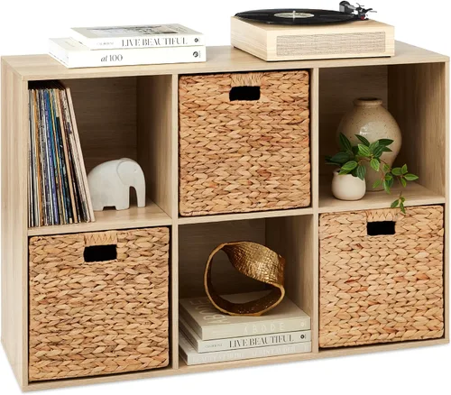Miniatura 13 de Best Choice Products Estantería para niños con 6 cubos, organizador de almacenamiento, estante de 11 pulgadas, estantería, almacenamiento para Salvia
