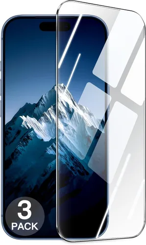 Miniatura 18 de JETech 9H+ - Protector de pantalla inastillable para iPhone 15 de 6.1 pulgadas, película de vidrio templado de grado militar con herramienta