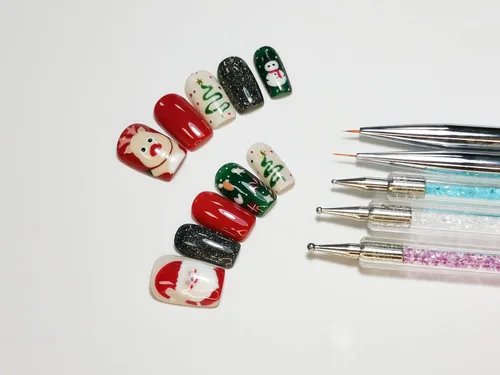 Miniatura 8 de AIMEILI Juego de pinceles de arte de uñas, esmalte de gel, herramientas de pintura, bolígrafo de pintura de doble extremo para esmalte de uñas