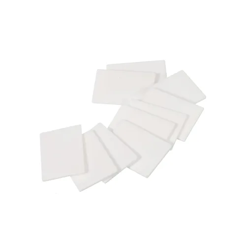 PATIKIL Hoja de cerámica de alúmina almohadilla de enfriamiento Hoja aislante 30pcs alta dureza para transistor MOS 20x14x1mm (0.8x0.55x0.04")