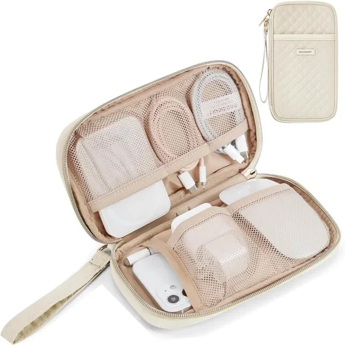 Miniatura 8 de BAGSMART Organizador de cables de viaje Organizador de cables de viaje Bolso Organizador electrónico Bolso Organizador de viaje, Esenciales de viaje