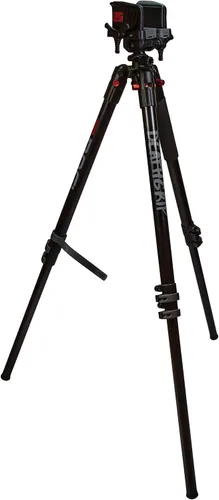 Miniatura 12 de BOG DeathGrip Aluminum Tripod with Durable Frame, Lightweight, Stable Design, Bubble Level, Adjustable Legs, Shooting Rest, and Hands-Free Operation
