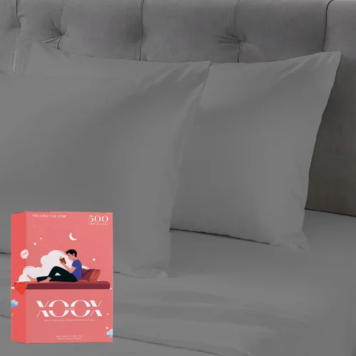 Miniatura 10 de XOOX Linen Juego de Sábanas de Algodón 100% Twin - Sábanas de Algodón de 500 Thread Count Tamaño Twin, Extra Suaves, Tejido Satén, Sábanas