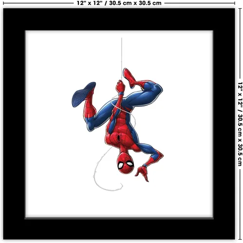 Miniatura 7 de Trends International Gallery Pops Marvel Comics Spider-Man - Póster de pared para colgar, 12 x 12 pulgadas, versión enmarcada en negro Versión
