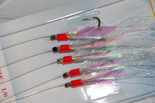 Miniatura 2 de 10 Paquetes de Anzuelos Sabiki, Señuelos Luminosos, Aparejos de Pesca, Señuelos de Piel de Pescado, Perlas de Pesca Luminosas, Ganchos de Alto