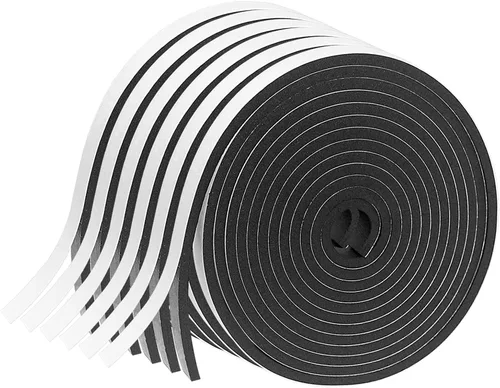 Miniatura 40 de Tira de Sellado Meteorológico para Puertas, Tira de Sellado para Puertas y Ventanas, 1 Pulgada x 1/8 Pulgada x 33 Pies, Cinta de Aislamiento