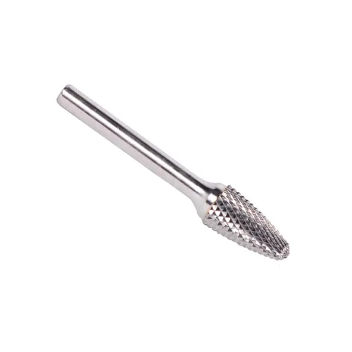 Miniatura 33 de Drill America SA-1 Rebaba de carburo/lima giratoria cilíndrica de doble corte para amoladora de troquel de 1/4" de diámetro x 5/8" de longitud