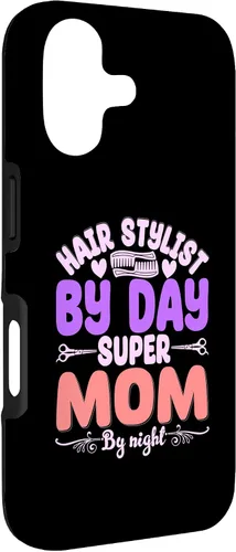 Miniatura 3 de Hair Stylists by Day Super Mom by Night Hair Stylist Case para iPhone 17