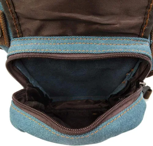 Miniatura 35 de Riñonera táctica al aire libre para hombres y mujeres, bolsa multifuncional para el muslo para motocicleta, bicicleta, senderismo, viajes, pesca