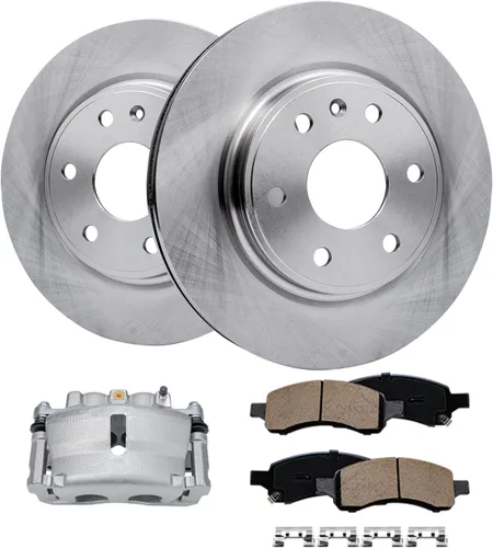 Miniatura 21 de Detroit Axle - Rotores de freno para Chrysler 200 2015 2016 2017, Rotores de freno de disco de reemplazo: 12.01" pulgadas delantero y 10.95