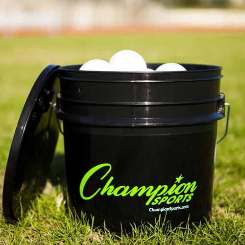 Miniatura 8 de Champion Sports Lacrosse Balls Bucket - 36 Count NCAA & NFHS Certified Regulation Training & Game Balls - Yellow