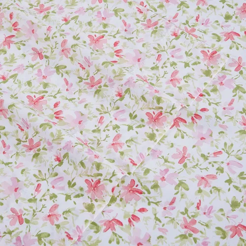 Miniatura 4 de Laura Ashley - Sábanas tamaño King, juego de ropa de cama de percal de algodón, ligeras y transpirables para decoración del hogar