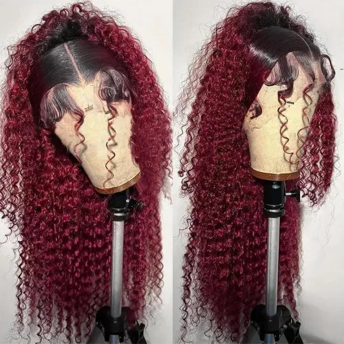 Miniatura 45 de BAIICS Pelucas de cabello humano rubio miel con encaje frontal transparente HD de 13 x 6 pulgadas, peluca frontal de encaje transparente HD 12A
