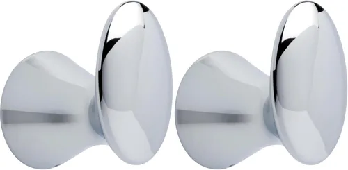 Franklin Brass Somerset 139566 - Gancho para toallas, cromo pulido, accesorios de baño, 2 unidades