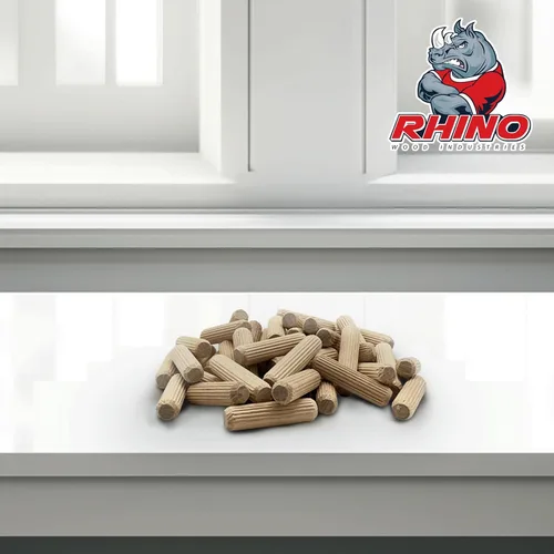 Miniatura 5 de 3/8" x 1 1/2" - Paquete de 500 pasadores de madera - Secados al horno, estriados y biselados (3/8" x 1 1/2", 500 unidades)