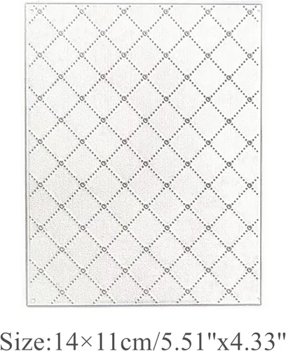Miniatura 2 de hinana Troqueles de metal rectangulares con agujero de corazón, agujero de rombo con fondo rectángulo, plantillas cortadas para álbumes de recortes