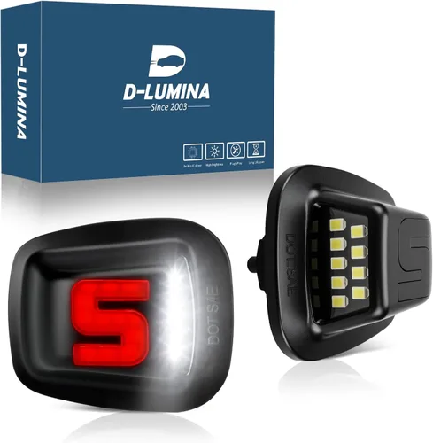 Miniatura 10 de D-Lumina Luces LED para matrícula, montaje de lámpara para Volkswagen VW Golf GTI MK4 MK5 MK6 MK7 CC Rabbit Polo EOS Phaeton Beetle Passat Scirocco