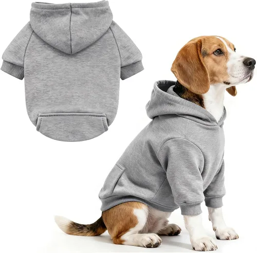 Miniatura 4 de Idepet Sudaderas con capucha para mascotas perros, ropa para perros pequeños, chaleco para chihuahua, abrigo cálido, chaqueta de otoño, conjuntos