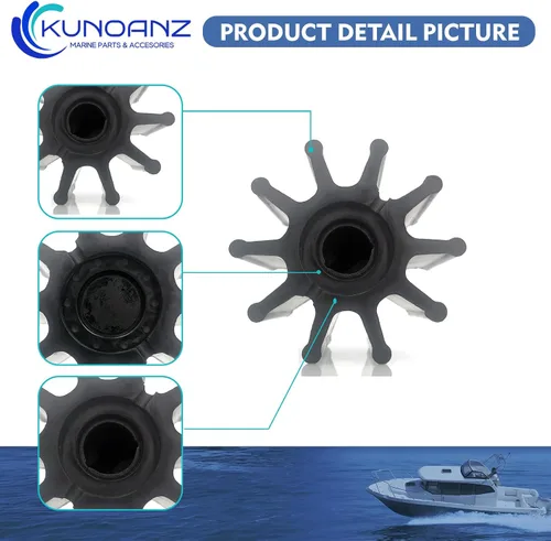 Miniatura 6 de 983895 777128 Impulsor de bomba de agua para Evinrude Johnson OMC fuera de borda Sierra 18-3058 Sterndrive 2.30/3.0/4.30/5.0/5.70/5.80/7.50 L 140