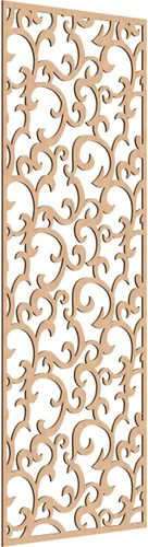 Miniatura 89 de Wheatland Paneles de pared decorativos de madera con calado, 9 3/8 pulgadas de ancho x 24 3/8 pulgadas de alto x 1/4 de alto, nogal