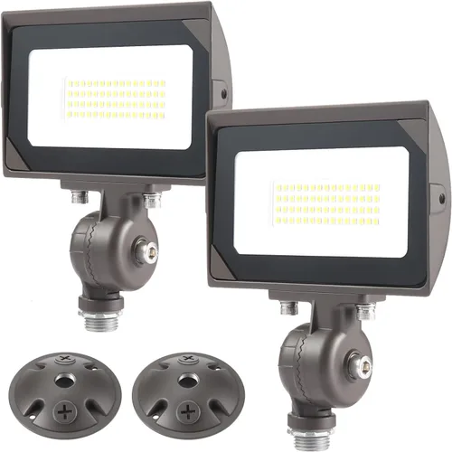 Miniatura 8 de Luz de inundación LED de 150 W para exteriores con placa, 5000 K, luz de día 21000 LM, 100-277 V, UL/DLC impermeable, luz de seguridad LED