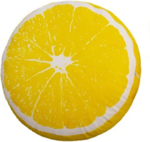 Miniatura 8 de Cojín de fruta Cojín redondo grueso Cojín reposacabezas (13.7 pulgadas, kiwi)