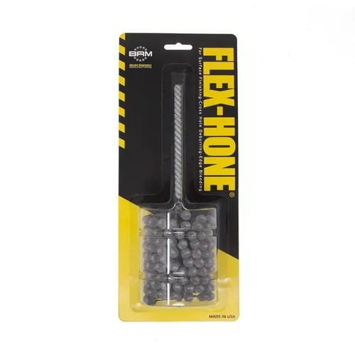 Miniatura 60 de Brush Research BC Flex Hone estándar para cilindros de freno, hidráulica y guías de válvulas, óxido de aluminio, 1-1/8 pulgadas de diámetro, grano