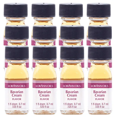 LorAnn Bavarian Cream SS Flavor Flavor, 1 botella de dram (0.0125 fl oz - 0.1 fl oz - 1 cucharadita) - 12 unidades