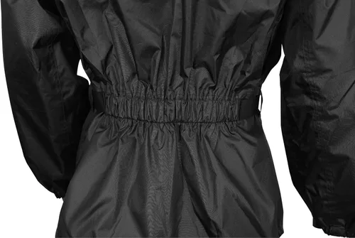 Miniatura 9 de Nelson Rigg Solo Storm - Chaqueta de lluvia, impermeable, transpirable y plegable (negro, talla S)