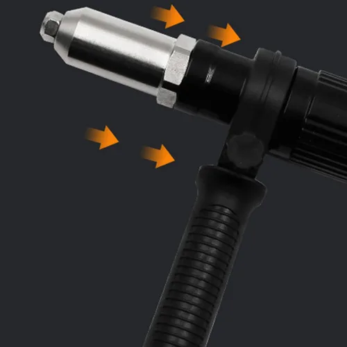 Miniatura 6 de TANIQIACA Kit adaptador de remachador eléctrico, juego de convertidor de pistola de remache de taladro, accesorios de herramientas de mano de metal