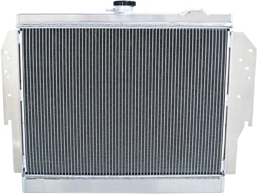 Miniatura 4 de Radiador de aluminio de 3 filas+ventilador de 120 W+Kit de protección y relé de repuesto para Dodge D/W 1979-1993 100/200/250/300 400 Camión