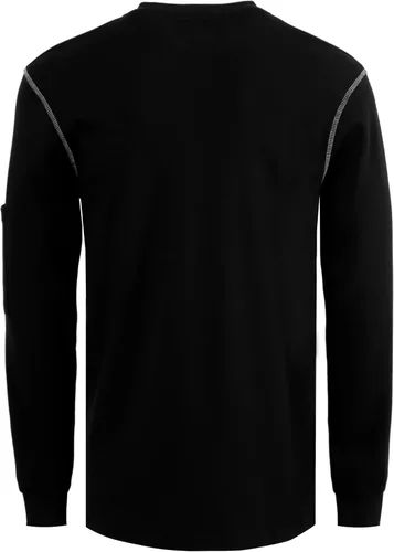 Miniatura 80 de KONRECO Camisas FR para hombre resistentes al fuego/ignífugo CAT2 7oz algodón dos tonos y camisa Henley