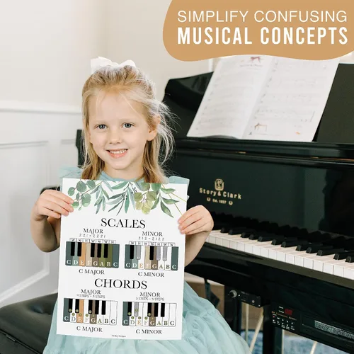Miniatura 4 de Hadley Designs Decoración de aula de música – 9 pósteres de aula de música, pósteres de primaria, coro y solfeo, letreros de mano de solfeo e
