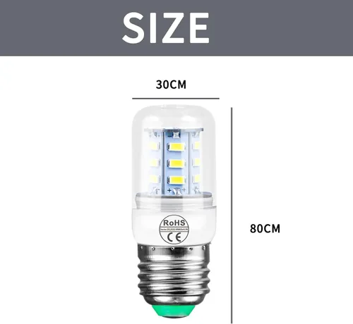 Miniatura 7 de Paquete de 2 bombillas LED D34L de repuesto para refrigerador de 3.5 W compatibles con congelador (110 V-240 V luz blanca) AP6278388 PS12364857