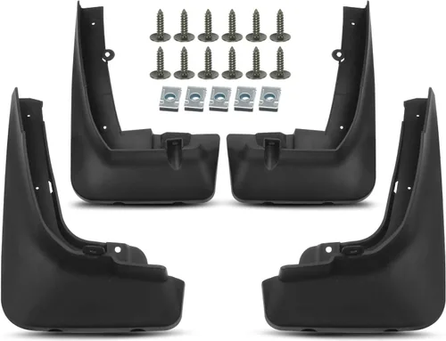 A-Premium Guardabarros compatibles con BMW X5 2020 2021 Sport Utility, no requiere perforación, protectores de lodo con accesorios de hardware,