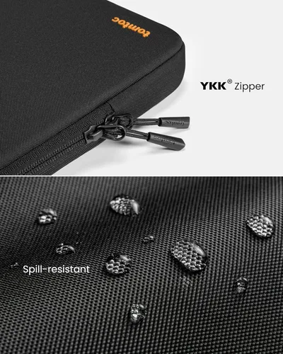 Miniatura 8 de Funda protectora Tomtoc 360° para MaaBook Air / MacBook Pro Retina de 13-13.3 pulgadas/iPad Pro de 12.9 pulgadas, Negro/Azul