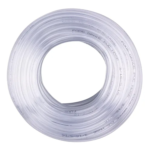 Miniatura 54 de DERNORD Manguera de vinilo flexible transparente de PVC, 1/4" DI X 3/8" DE, 100 pies de largo, para uso alimentario