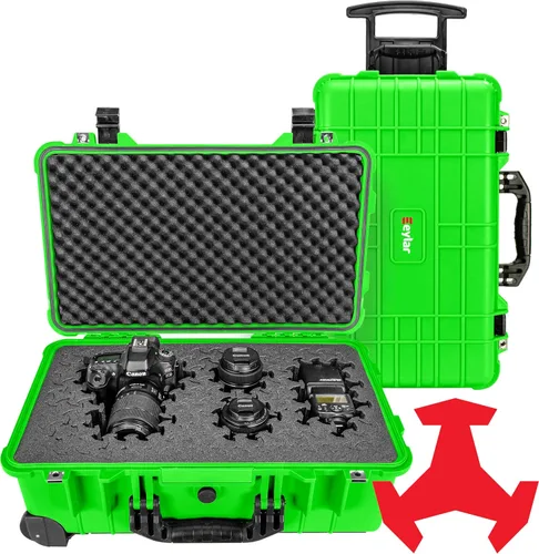 Miniatura 15 de Eylar Estuche rígido de 22 pulgadas con rodillo de mano con espuma Ragar XP Crosslink reconfigurable y reutilizable, impermeable, a prueba de golpes