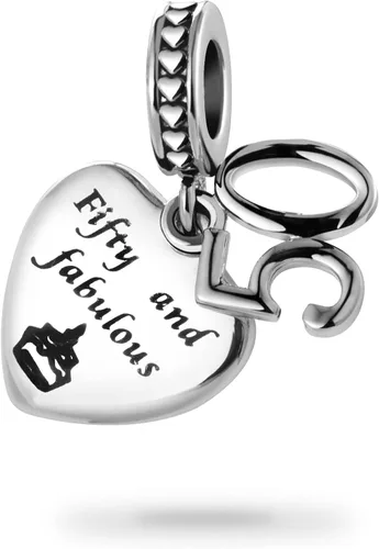 Miniatura 2 de TGLS Abalorio de corazón de feliz cumpleaños 12, 16, 18, 21, niñas, para ceremonias de llegada de edad, compatible con pulseras Pandora