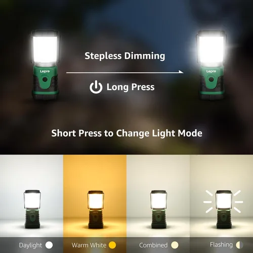 Miniatura 3 de Linterna de camping LED Lepro, linterna de camping mini