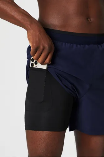 Miniatura 2 de Fabletics The Fundamental Short II para hombre (con forro), ejercicio, correr, entrenamiento, gimnasio, yoga, ultra ligero