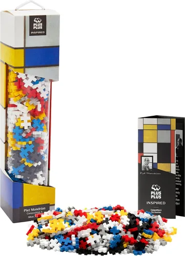 Miniatura 10 de PLUS PLUS Inspirado, Frida Kahlo - Juego de construcción de historia del arte, kit de pintura 3D y suministros de manualidades para niños, 350 mini