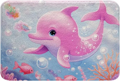 Miniatura 24 de Erosebridal Lighthouse - Juego de alfombras de baño, alfombra de baño náutica con olas del océano y mar, alfombra de baño verde azulado marino
