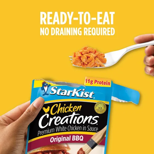 Miniatura 62 de StarKist Chicken Creations BOLD - Bolsa estilo búfalo (5 onzas, 12 unidades) Carne blanca totalmente cocida con alto contenido de proteínas, sin